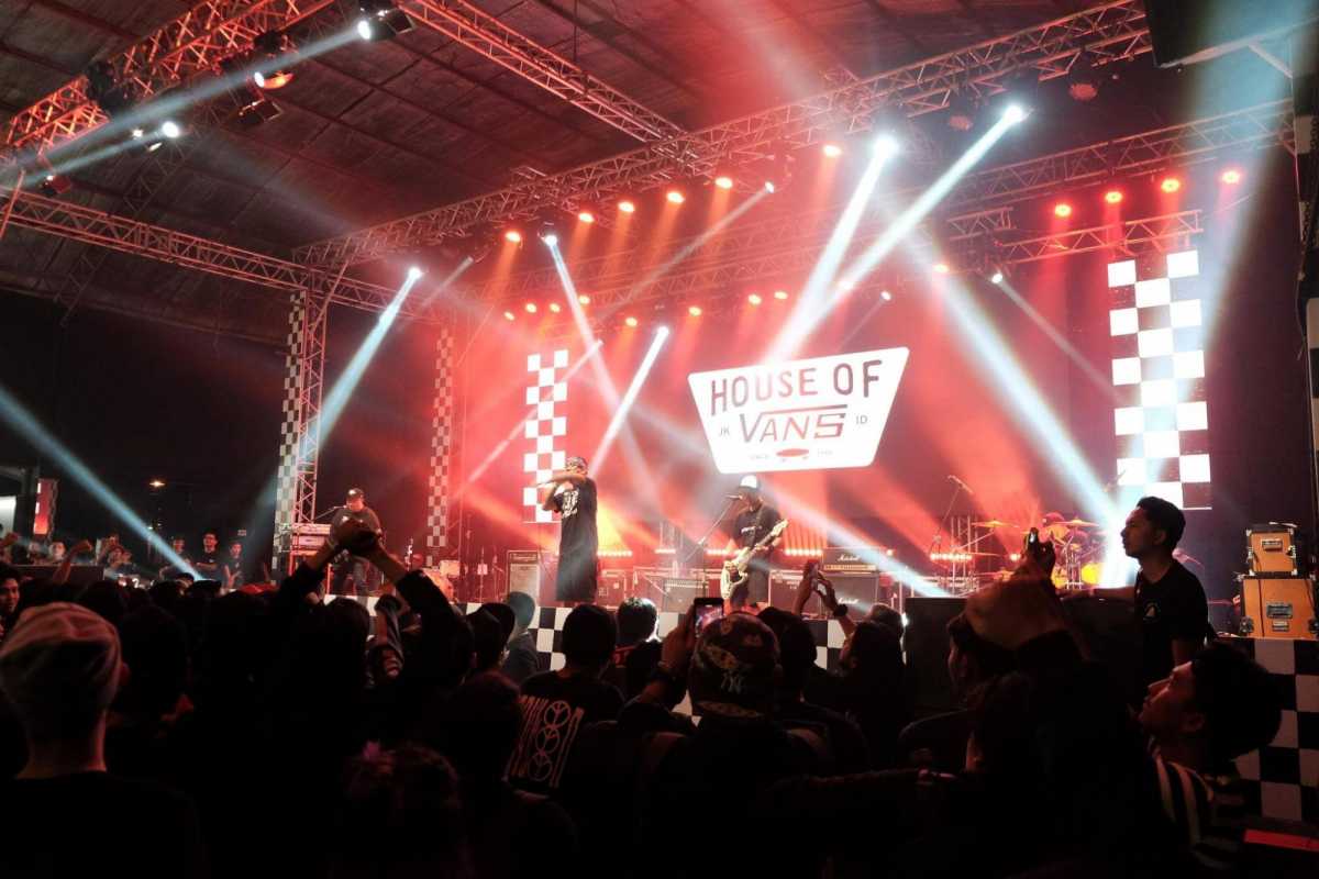 Musisi berbagai genre meramaikan House of Vans Indonesia